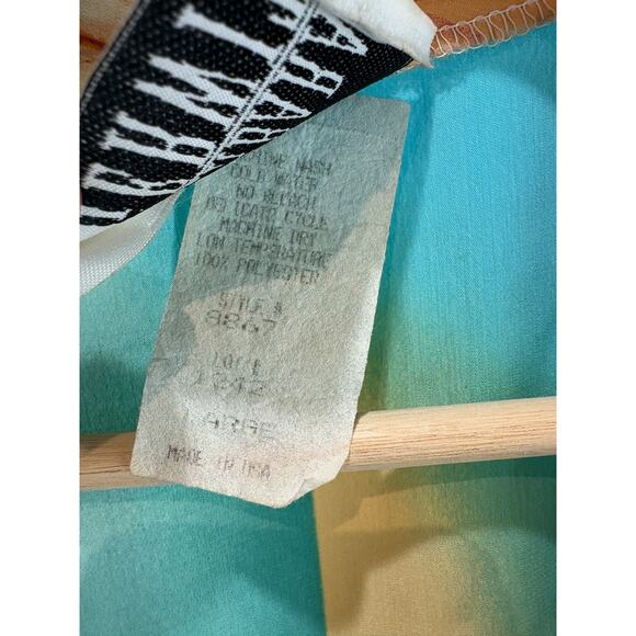 BARBARA GERWIT Size L Cocoon Kimono Jacket Open Front Tunic Multicolor - Picture 7 of 9